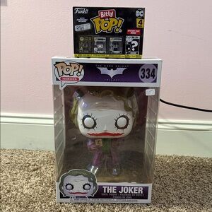 Joker Funko Pop and Batman Bitty Pops